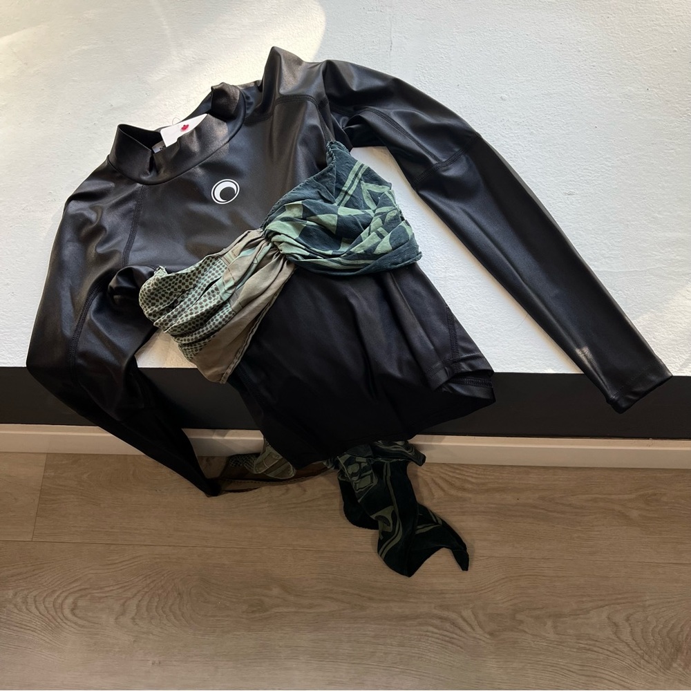 Marine Serre Scuba Top with Scarf details